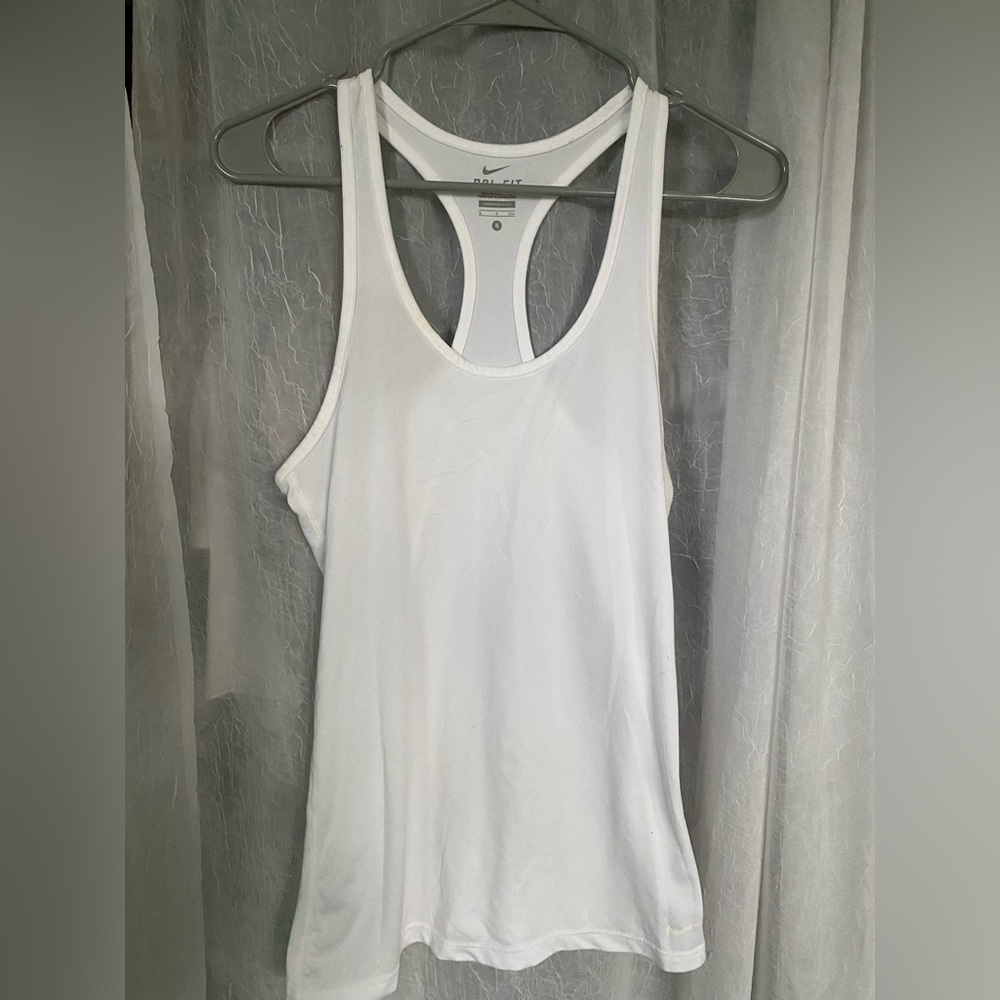 Nike women’s athletic tank top- white - small